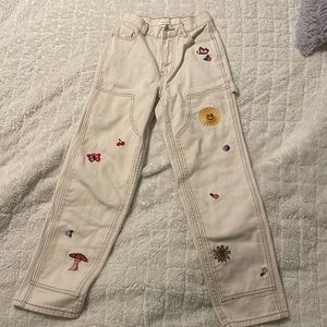 pacsun jeans with cute patches